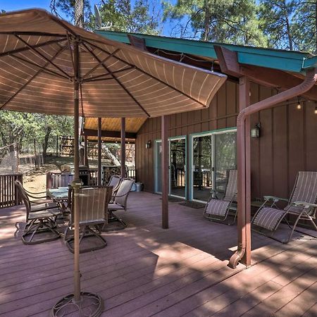 Rustic-Chic Prescott Cabin With Deck In Wooded Area! Extérieur photo