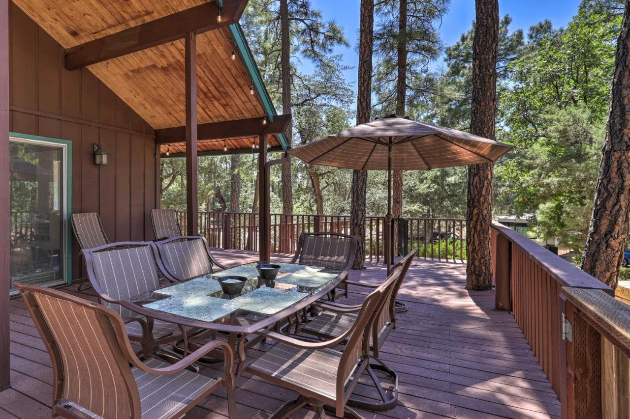 Rustic-Chic Prescott Cabin With Deck In Wooded Area! Extérieur photo