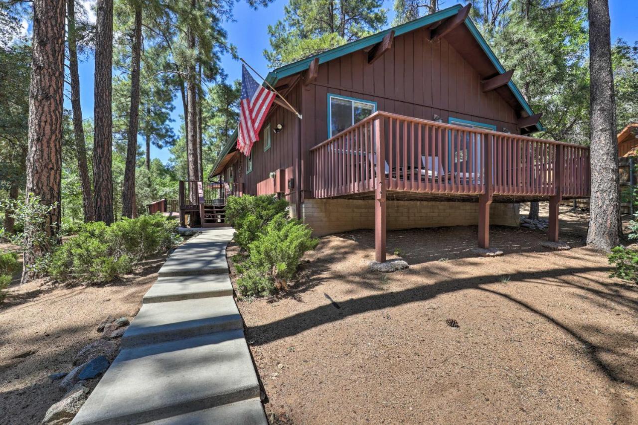 Rustic-Chic Prescott Cabin With Deck In Wooded Area! Extérieur photo