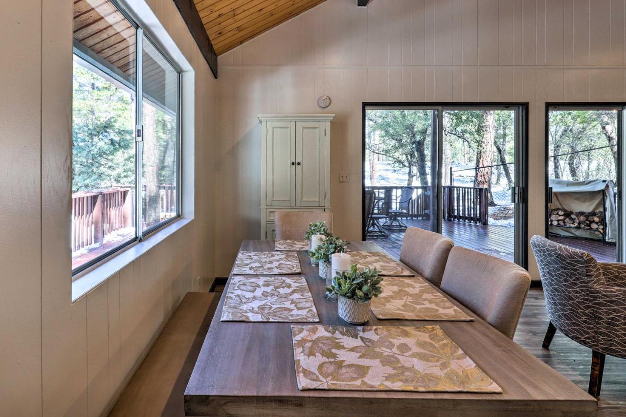 Rustic-Chic Prescott Cabin With Deck In Wooded Area! Extérieur photo